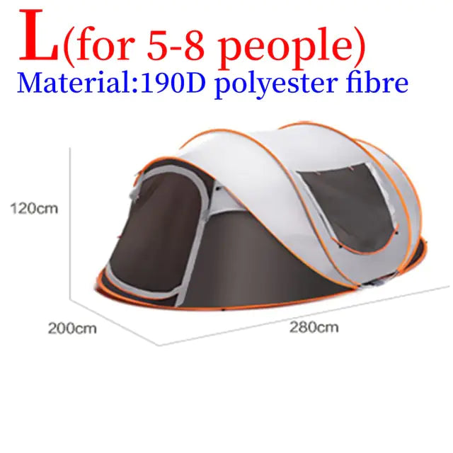 Pop Up Tent 2-3 Person Camping Tent Waterproof Hiking Canopy Shelter For Outdoor