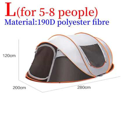 Pop Up Tent 2-3 Person Camping Tent Waterproof Hiking Canopy Shelter For Outdoor