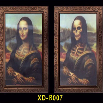 3D Halloween Face Changing Ghost Portrait