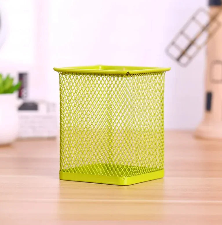 Metal Mesh Pen Holder