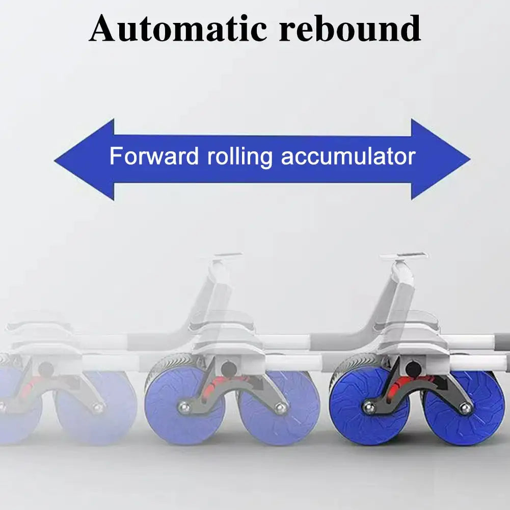 Multifunktionaler Bauchtrainer mit zwei Rädern