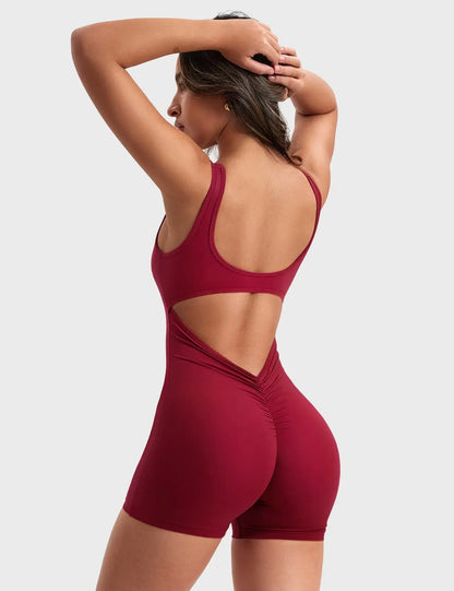 Nova Jumpsuits for Women, V Back Rompers for Women Seamless One Piece