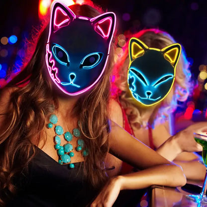 Halloween LED Cat Mask