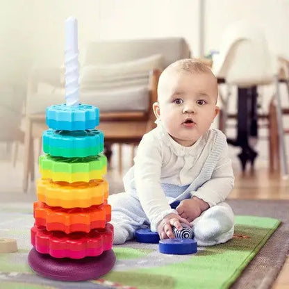 Rotating Rainbow Tower