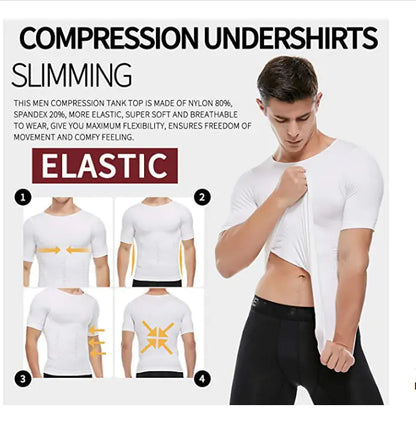 Kompressions-Bodybuilding-Shirt Herren