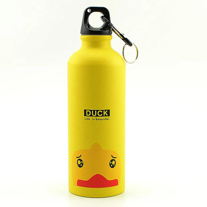 500ml Children's Cartoon Pattern Aluminum Sports Water Bottle Stainless Steel Water Bottle with Lid Thermos for Water Bottles