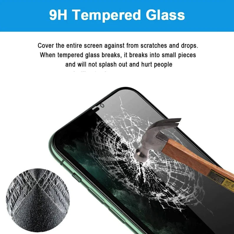 Skärmskydd i härdat glas 3-pack för iPhone 15 14 13 12 11 Pro Max Sekretess