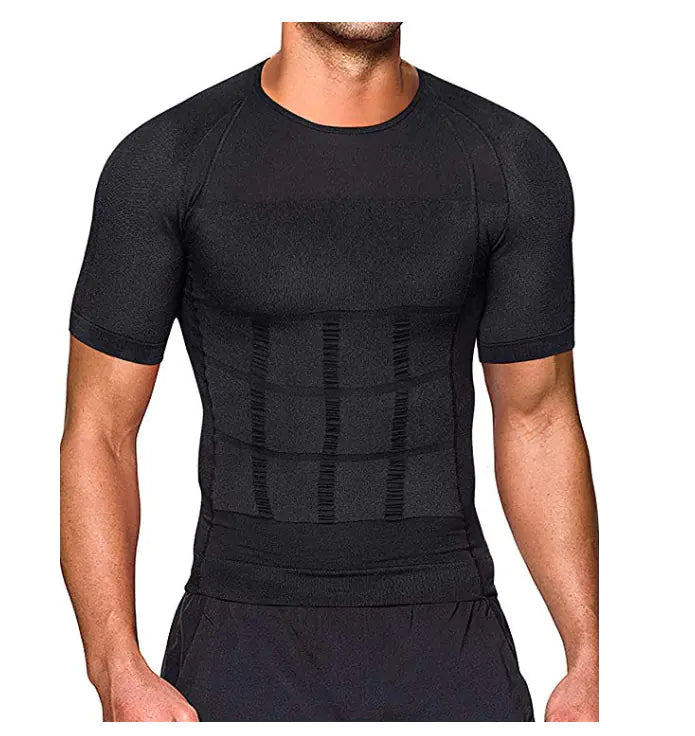 Kompressions-Bodybuilding-Shirt Herren