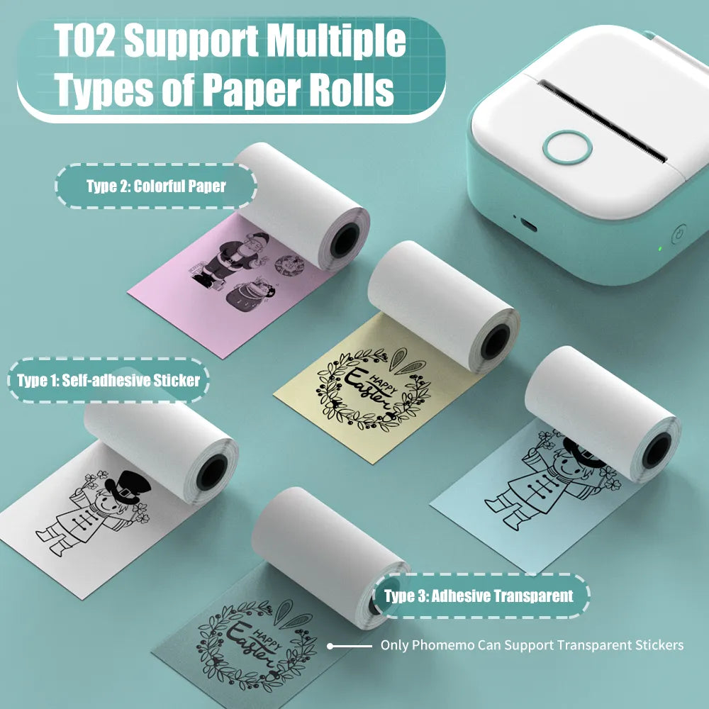 Mini Wireless Thermal Pocket Printer