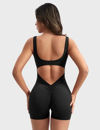 Rygglös träning Jumpsuit Yoga