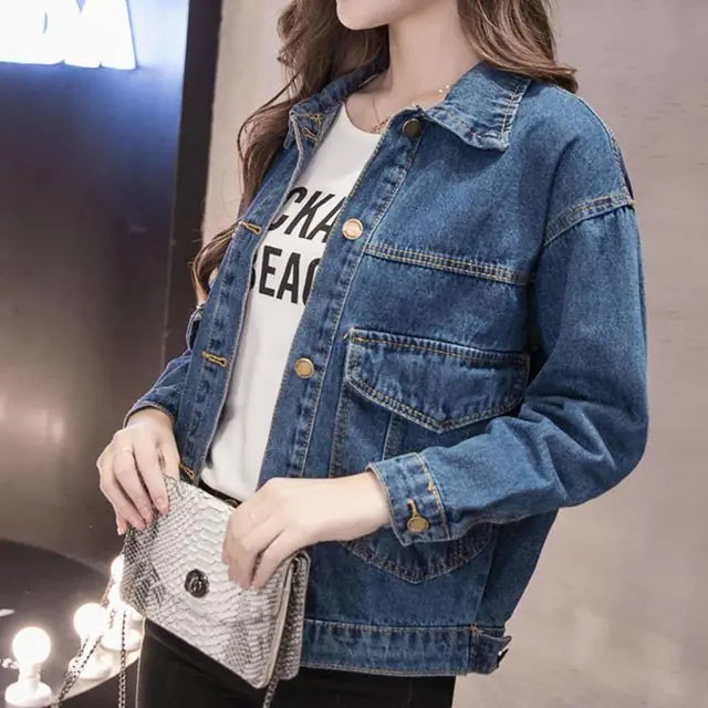 Women's Long Sleeve Denim Jacket